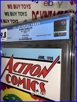 Action Comics #1 CGC 9.8 white pgs Loot Crate June 1938 Reprint 1st App SUPERMAN