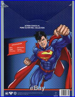 Action Comics #1 CGC 9.9 MT 35 Grams Silver Foil 2018 DC 1st Superman