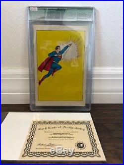 Action Comics #1 CGC Graded 9.4 Jerry Siegel Signed with COA (Creator of Superman)