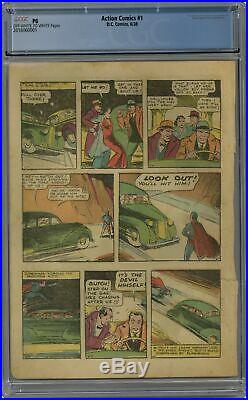 Action Comics #1 CGC PG 4th Page Only 2016060001 1st app. Superman