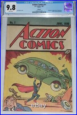 Action Comics #1 CGC graded 9.8 from 1987 Nestle Foods Quik Promotional Edition