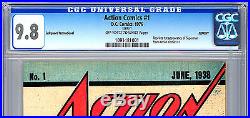 Action Comics #1 Cgc 9.8 Rare Highest Cgc Grade Safeguard Promo Rep 1938-1976