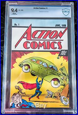 Action Comics #1 First Superman, CBCS 9.4, 10Cent, 54th Anniversary Reprint 1992