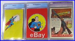 Action Comics #1, Superman #1 and Superman #2, CGC Graded (3 Comics for $6,900)