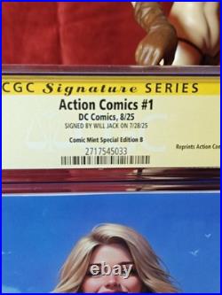 Action Comics #1 Will Jack Supergirl Cover B CGC 9.8 SS