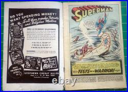 Action Comics #200? TEST OF A WARRIOR 1955 SUPERMAN? Complete, Unrestored
