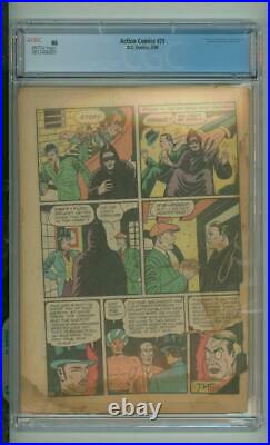 Action Comics #21 CGC NG Coverless Ultra (Ultra-Humanite) App 1940