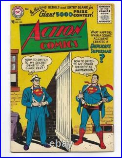Action Comics 222 1956 VG/F 5.0 Superman Tommy Tomorrow Congo Bill Lois Lane