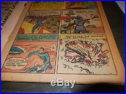 Action Comics #23 1st Lex Luthor 1940, 1st Mention of Daily Planet KEY Book