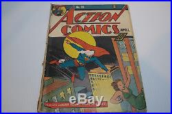 Action Comics #23 (Apr 1940) First Appearance of Lex Luther