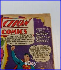 Action Comics #242 1st Appearance of Brainiac! Excellent for your collection