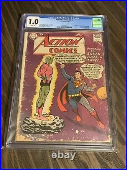 Action Comics #242 CGC 1.0 Cream Pages 1st Braniac! Kandor! DC Superman
