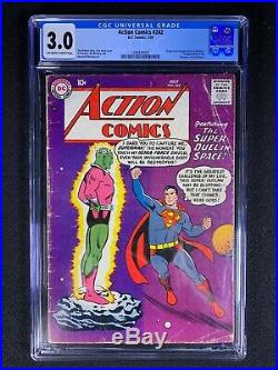 Action Comics #242 CGC 3.0 (1958) Org and 1st app of Brainiac NO RESERVE