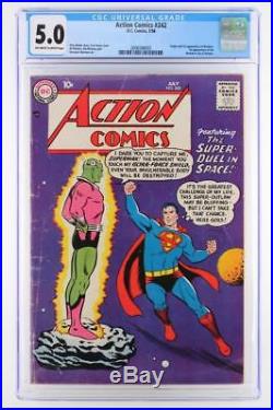 Action Comics #242 CGC 5.0 DC 1958 -Superman- 1st App & ORIGIN of Brainiac