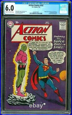 Action Comics 242 CGC 6.0 (First Appearance for Brainiac)