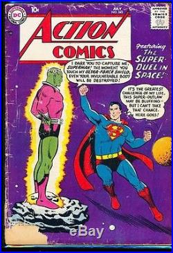 Action Comics 242 First Brainiac! Nice Presenting Copy