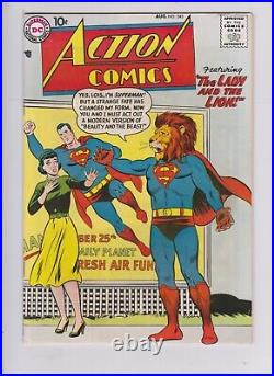 Action Comics # 243 Vf Superman, Congo Bill, Tommy Tomorrow Aug 1958