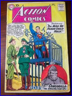 Action Comics 248 1959 VG 4.0 Superman Congorilla Tommy Tomorrow Congo Bill