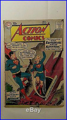 Action Comics #252 (1959), G, (2.25), first appearance of Supergirl