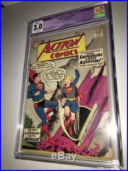 Action Comics #252 1st Appearance Of Supergirl CGC 3.0 Slight Restoration Key