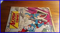 Action Comics 252 1st Supergirl And Metallo 1959 Superman Silver Age Nice Book