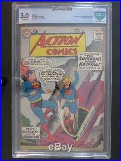 Action Comics #252 CBCS 3.0 GD/VG -DC 1959- Superman 1st App of Supergirl