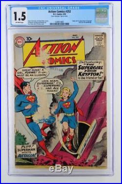 Action Comics #252 CGC 1.5 DC 1959 -Superman- 1st App Supergirl & Metallo