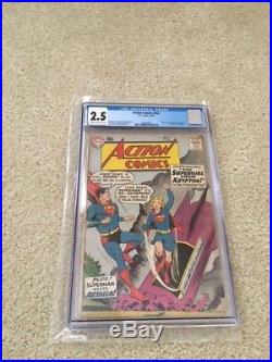 Action Comics #252 CGC 2.5 First Appearance of Supergirl & Metallo Good Plus