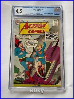 Action Comics #252, CGC 4.5, 1959 DC Comics, 1st appearance of Supergirl