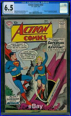 Action Comics 252 CGC 6.5 1st Supergirl