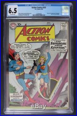 Action Comics #252 CGC 6.5 FN+ DC 1959 -Superman- 1st App Supergirl & Metallo