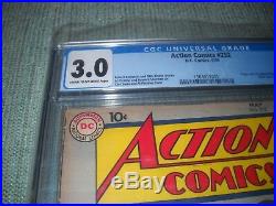 Action Comics # 252 Cgc 3.0 1959 Silver Age 1st Appearance Supergirl Fresh Slab