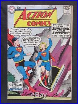 Action Comics #252 DC 1959 -Superman- 1st App/ORIGIN of Supergirl 1st Metallo