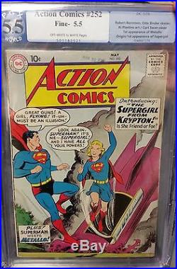 Action Comics #252 PGX 5.5 1st App SUPERGIRL KARA ZOR-EL Superman DC Silver Age