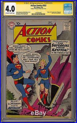 Action Comics #252 SIGNED by Melissa Benoist CGC 4.0 1st App. Supergirl DC 1959