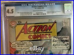 Action Comics #252 cgc 4.5 First Supergirl