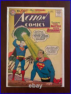 Action Comics #254 (DC Comics 1959) Silver Age Superman 1st Bizarro 4.0 VG