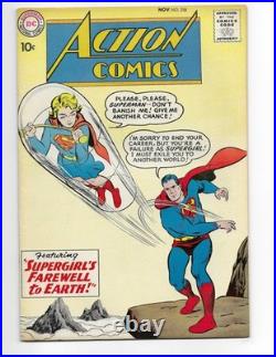 Action Comics 258 1959 DC Comics F 6.0 Supergirl Krypto Superman Congorilla