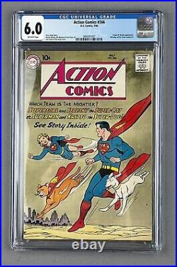 Action Comics #266, July 1960, CGC 6.0, Superman, Supergirl, Krypto & Streaky