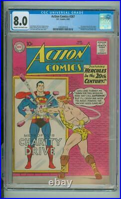 Action Comics #267 8.0 CGC 1st App of Chameleon boy, Invisible Kid & Colossal
