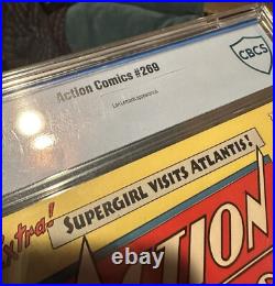 Action Comics #269 CBCS 7.0 WHITE PAGES (1960) Superman DC Supergirl Atlantis