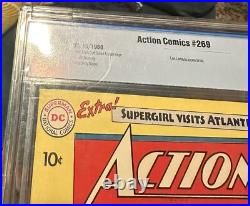 Action Comics #269 CBCS 7.0 WHITE PAGES (1960) Superman DC Supergirl Atlantis