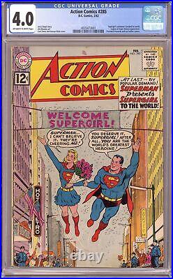 Action Comics #285 CGC 4.0 1962 4035473001