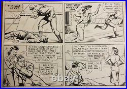 Action Comics #28 Page Original Art 1940 Jack Burnley / EARLIEST SUPERMAN PAGE