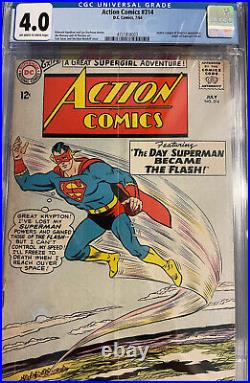 Action Comics #314 1964 Silver Age Issue CGC 4.0