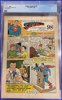 Action Comics #314 1964 Silver Age Issue CGC 4.0