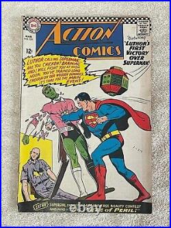 Action Comics #335 (RAW 5.5-6.5 DC Comics 1966) Lex Luthor and Brainiac
