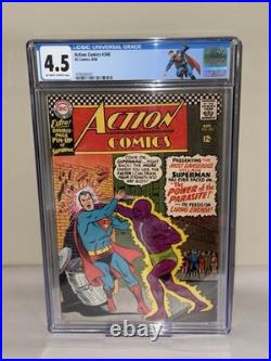 Action Comics #340 CGC 4.5 OW-W Pages 1st Parasite Silver Age Superman (DC 1966)