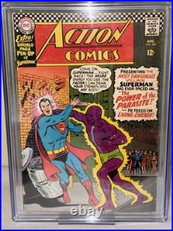 Action Comics #340 CGC 4.5 OW-W Pages 1st Parasite Silver Age Superman (DC 1966)