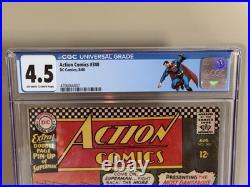Action Comics #340 CGC 4.5 OW-W Pages 1st Parasite Silver Age Superman (DC 1966)
